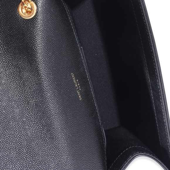 Saint Laurent Black Grain De Poudre Small Monogram Kate Bag - Picture 8 of 8